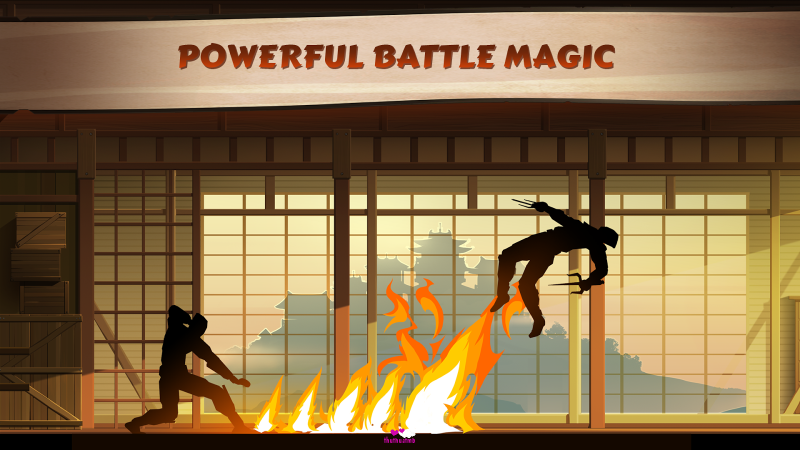 Shadow Fight 2 - Đối kháng Ninja, Chiêu thức cực đẹp. Sống lại thời Ninja